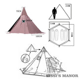 Pyramid A6 Tower Window Tents